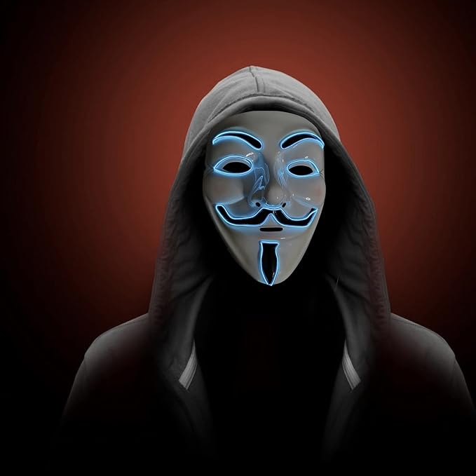 Bouton de contrôle des modes lumineux du masque Vendetta