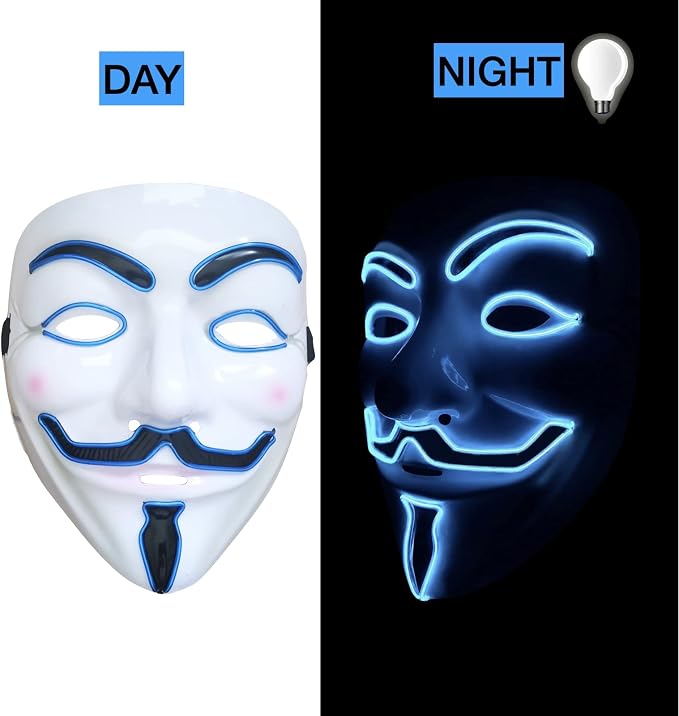Masque LED Vendetta - photo supplémentaire