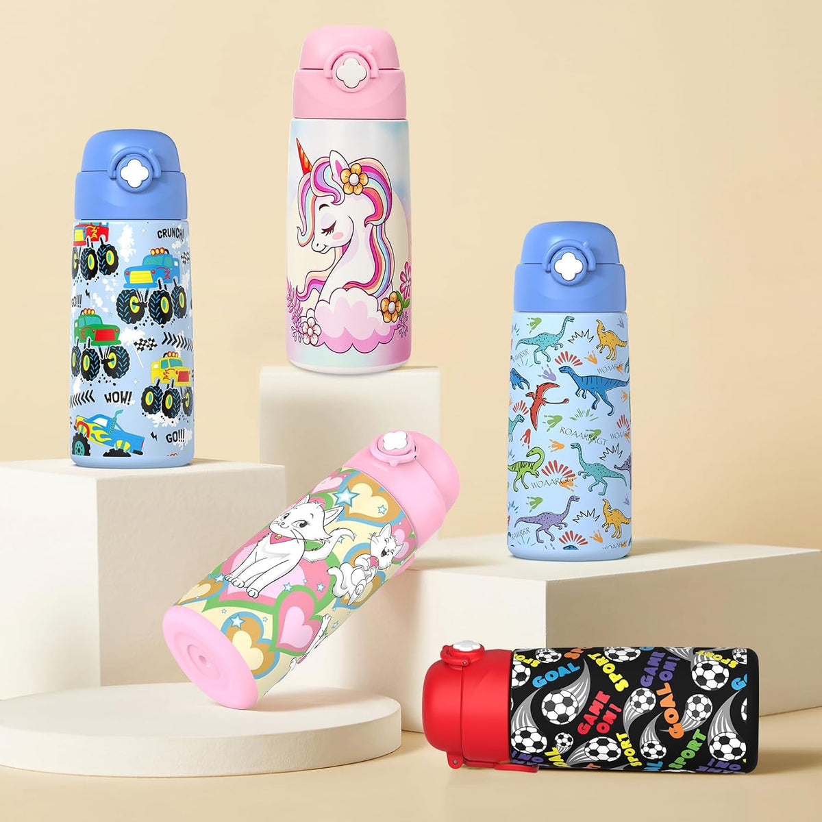 Gourde isotherme enfant licorne - photo supplémentaire
