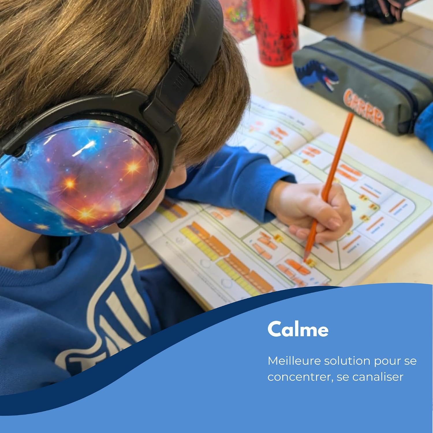 Casque Anti-Bruit Enfant SilenziaTech – Concentration & Devoirs