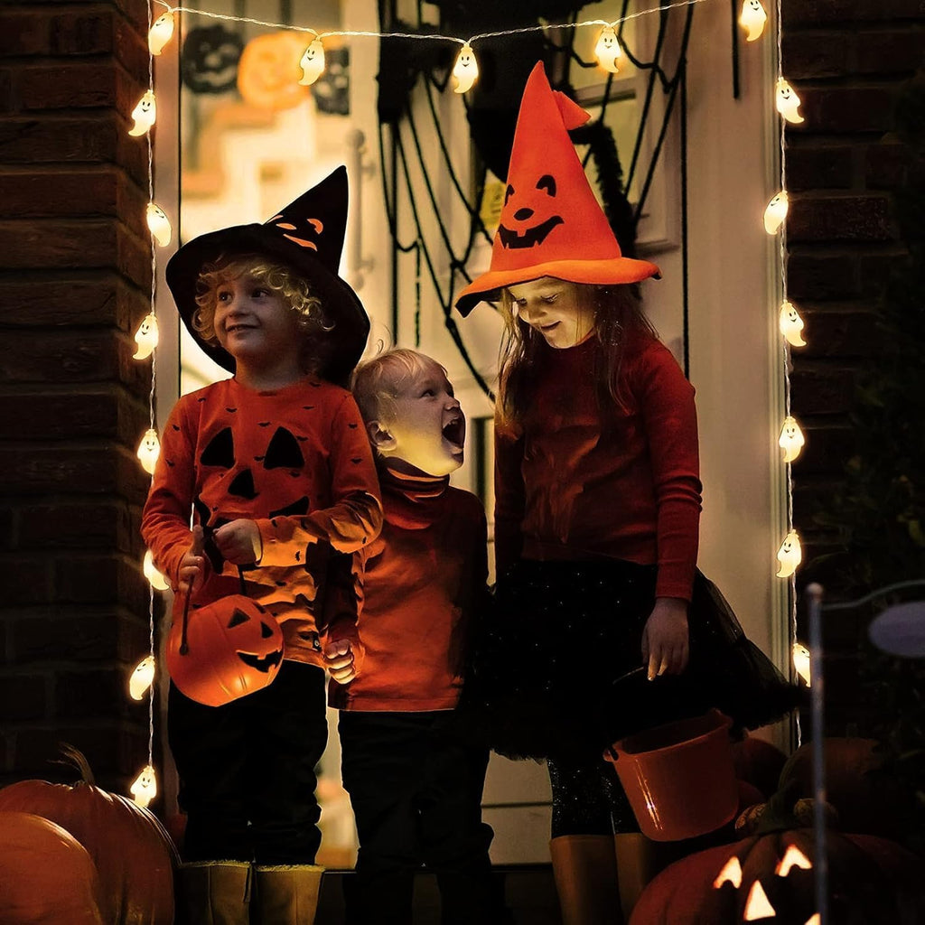 Guirlande fantômes Halloween - photo supplémentaire