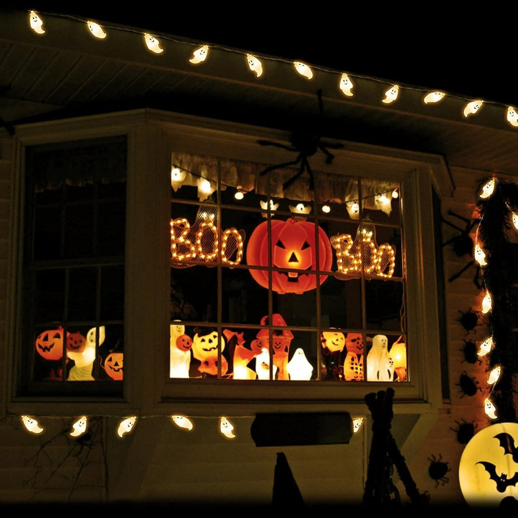 Guirlande fantômes Halloween - photo supplémentaire