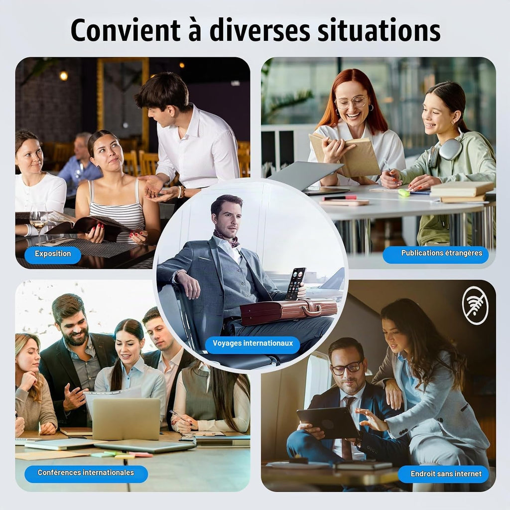Traducteur vocal instantané QDOJC – Écran tactile