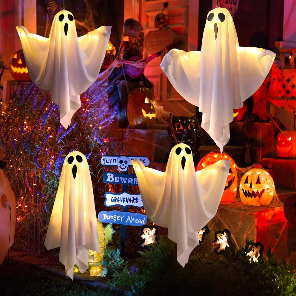 Fantômes à suspendre Halloween - photo supplémentaire