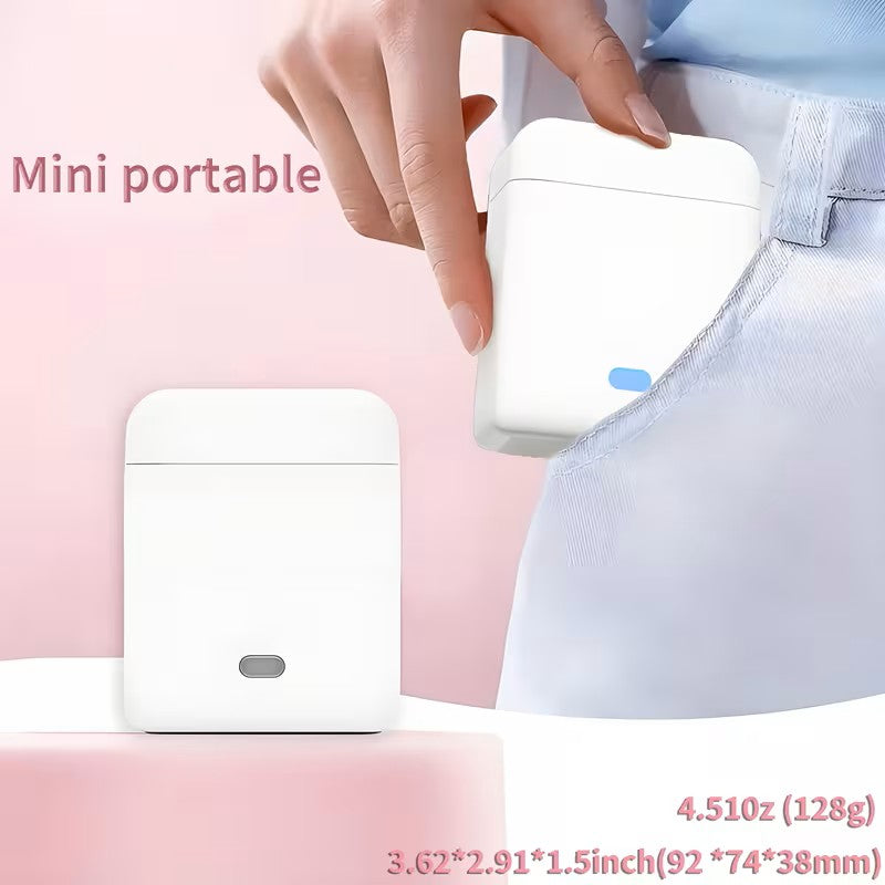 Mini Imprimante Thermique LabelPop – Sans Encre, Sans Fil