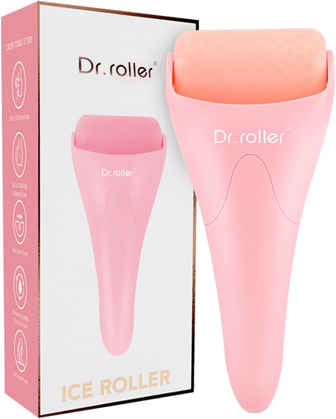 Ice Roller visage en silicone – Soin rafraîchissant